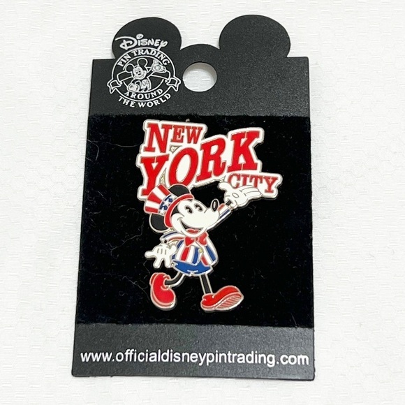 NEW Uncle Sam Mickey Mouse New York City Pin - Picture 1 of 4